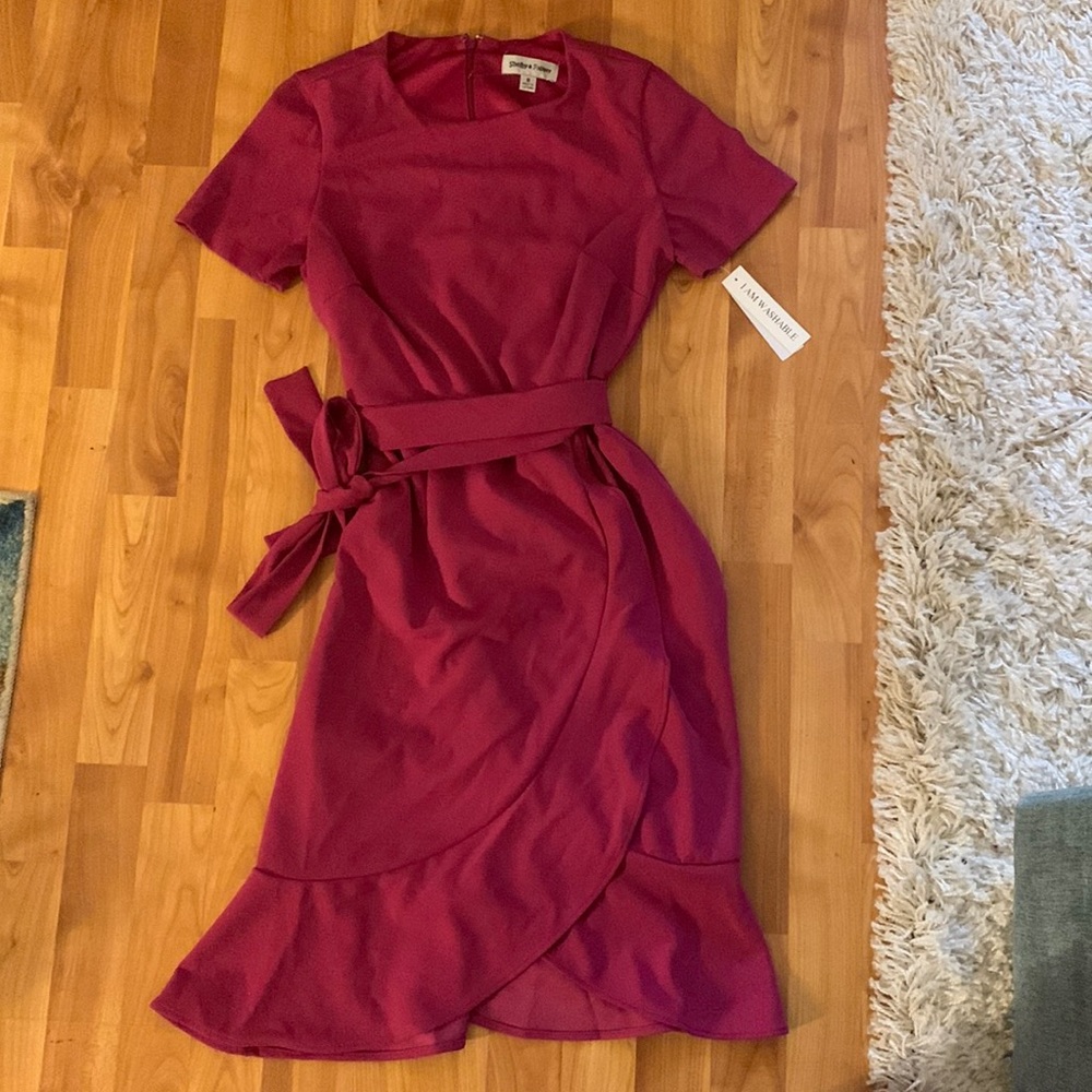 Pink classic dress